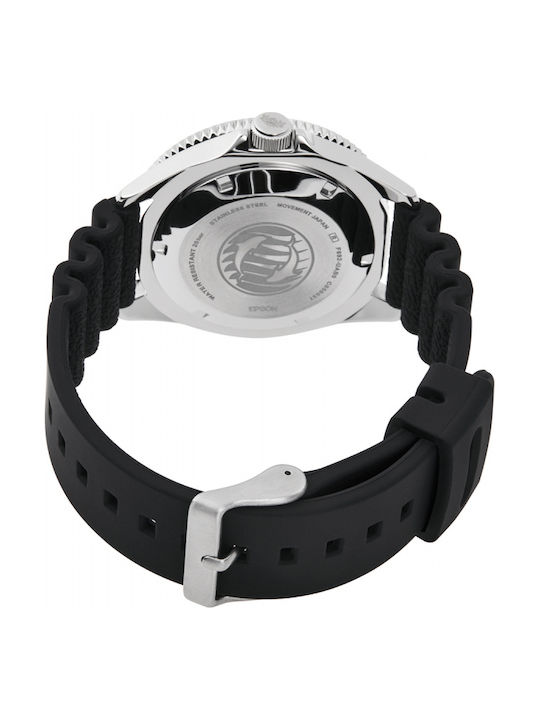 Orient Men's Watch 42mm Automatic with Black Rubber Strap