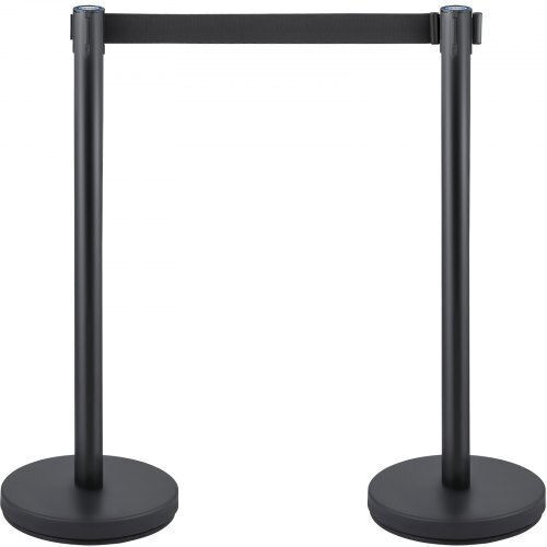 Vevor Safety Barrier Post Black GLZHSHDJTZGT6K2UKV0