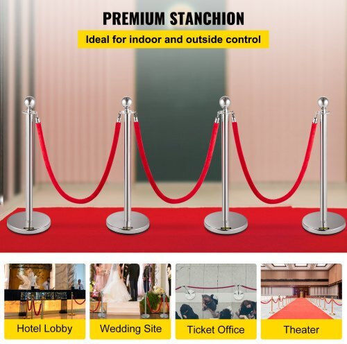 Vevor Safety Barrier Post Red GLZYS1.5M3GHRS4JTV0