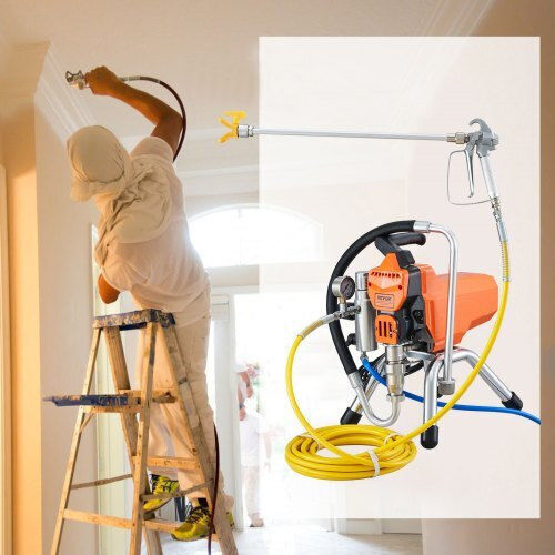Vevor Airless Πιστόλι Βαφής Άνω Δοχείου