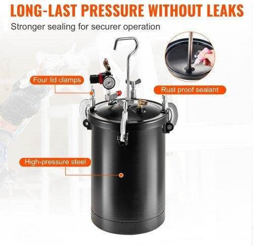 Vevor Air Spray Paint Gun Floating Tumbler 4mm