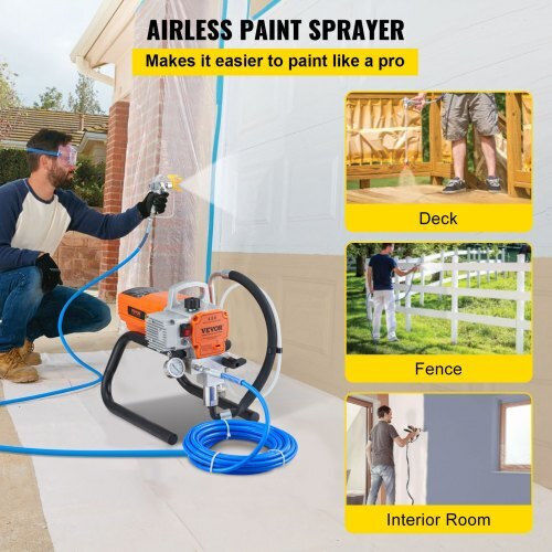 Vevor Airless Πιστόλι Βαφής Άνω Δοχείου