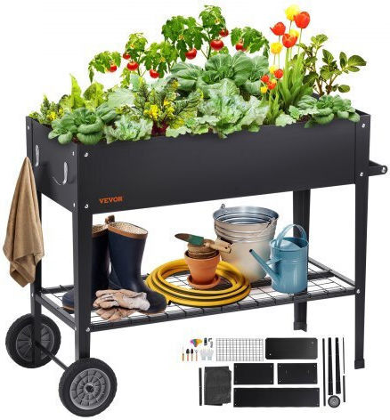 Vevor Topf Metallisch Black 108x50x80cm.