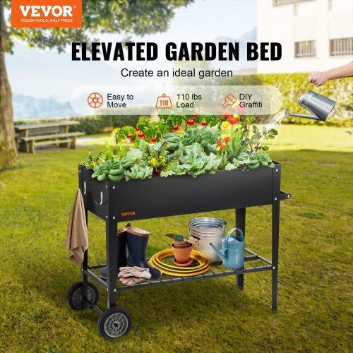 Vevor Topf Metallisch Black 108x50x80cm.