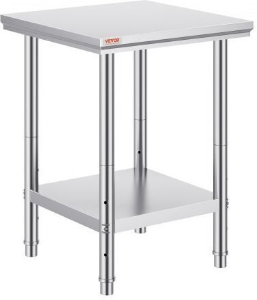 Vevor Steel Workbench L60xD60xH80cm