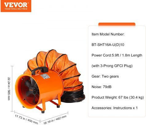 Vevor Industrial 406.4mm