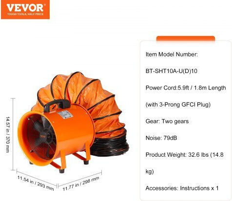 Vevor Industrial 254mm