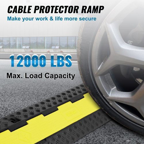Vevor Προστατευτικό Καλωδίων Μαύρο SKCDL52WH1111U72JV0 5τμχ