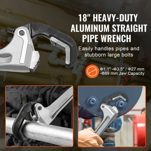 Vevor French Wrench with Adjustable Opening 18mm 457.2mm