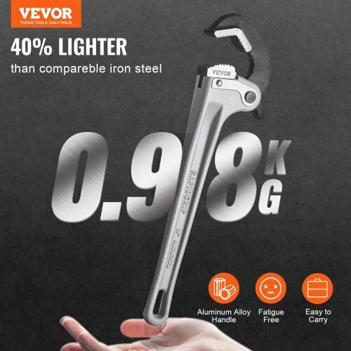 Vevor French Wrench with Adjustable Opening 14mm 355.6mm