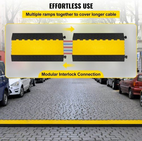 Vevor Cable Protector Black WCGXB000000000001V0 1 Piece