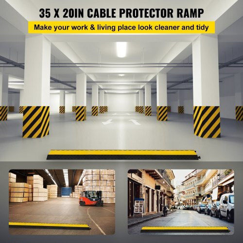 Vevor Cable Protector Black WCGXB000000000001V0 1 Piece