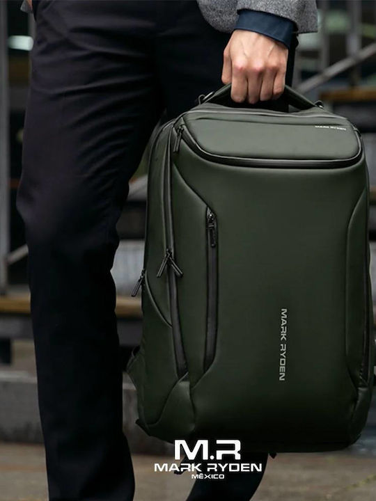 Mark Ryden Τσάντα Πλάτης για Laptop 15.6" με Θύρα USB σε Πράσινο χρώμα MR9031Y-08