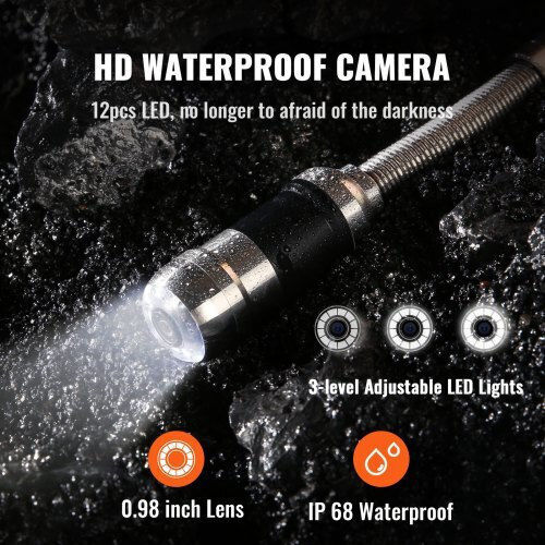 Vevor Endoscope Camera with 30m Cable