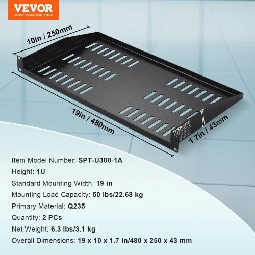 Vevor Shelf FWQJJGB1U10YF1LZFV0 1pcs