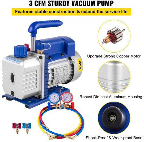 Vevor 3CFM1-4HPZKBZJOC1V2 Tubing High Pressure