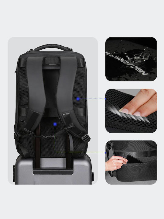 Mark Ryden Τσάντα Πλάτης για Laptop 15.6" με Θύρα USB σε Πράσινο χρώμα MR9031Y-08