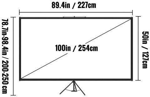 Vevor 227x127cm
