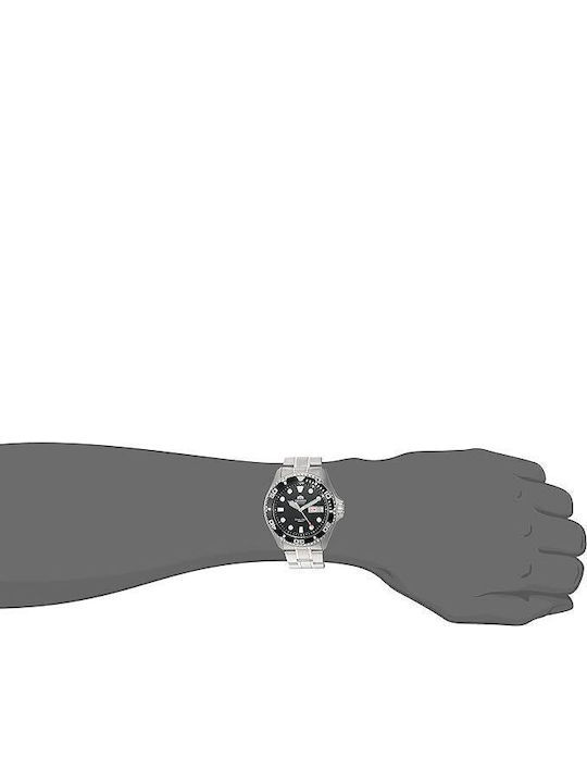 Orient Men's Watch 42mm Automatic with Silver Metal Bracelet