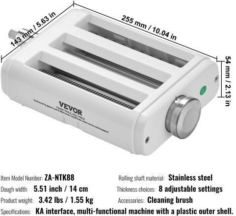 Vevor Stainless Steel Pasta Maker Spare Part YDLMGLSHY0003ZKBPV0