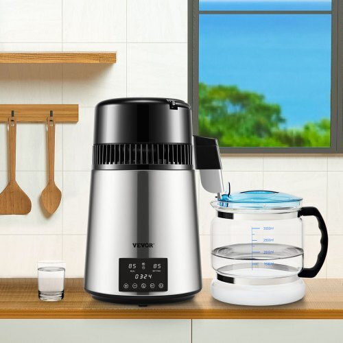 Vevor 4L Сребърен Дестилатор за Вода Dsd15lh4l220vn0xgv2