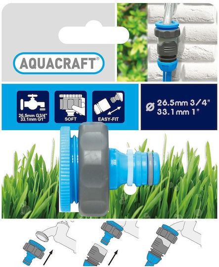 Aquacraft 550195 Tap-hose Adapter Softtouch G1"-g3/4" Quick Connection