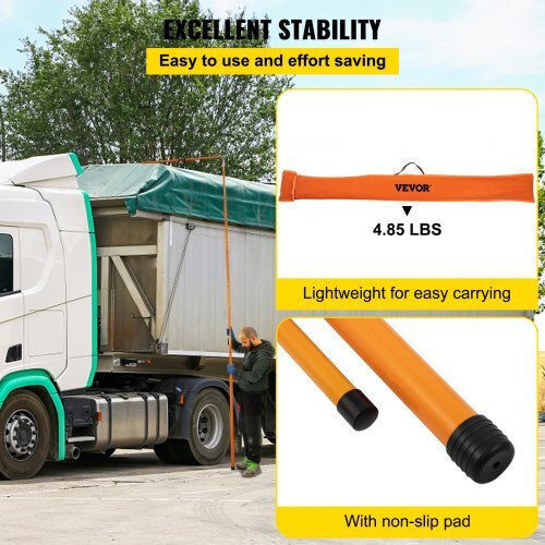 Adjustable Truck Height Gauge Vevor 15' Fiberglass Gdssclgbd15ftkqs0v0