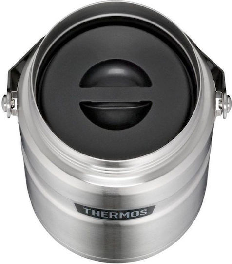 Thermos Lunchbox Isolierte Lunchbox Inox Silber 1390ml 1Stück