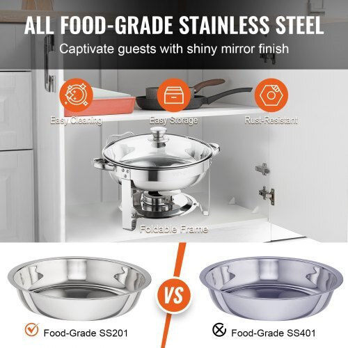 Vevor Aluminum Container Round (2pcs)