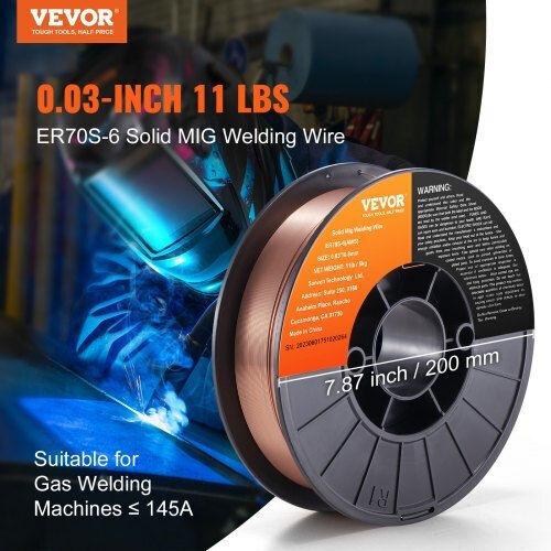 Vevor Σύρμα Ηλεκτροσυγκόλλησης 200mm 11kg SXHSJMIGER70SL7MJV0