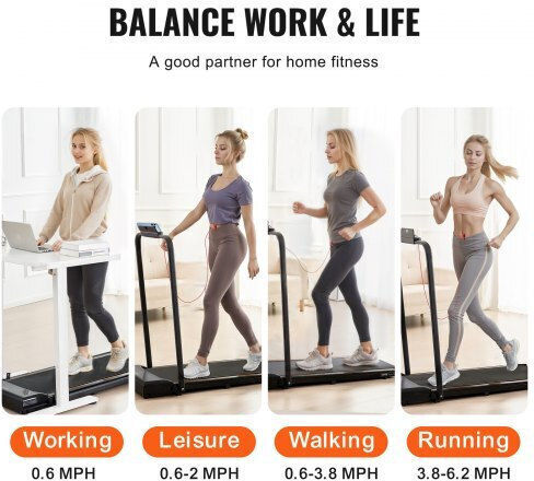 Vevor WalkingPad Ηλεκτρικός Αναδιπλούμενος Διάδρομος Γυμναστικής για Χρήστη έως 120kg