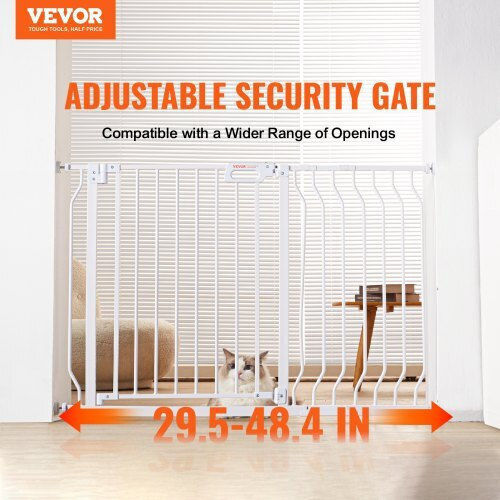 Vevor Door Dog made of Plastic in White Color 76.2 x 76.2 x 76.2cm