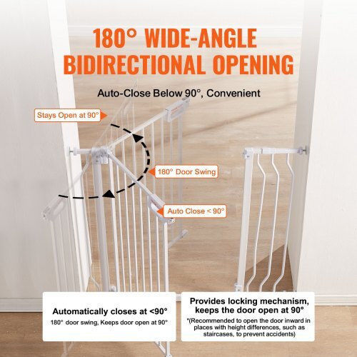 Vevor Door Dog made of Plastic in White Color 76.2 x 76.2 x 99cm