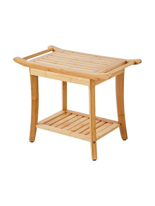 Vevor Boden Badezimmerregal Hölzernes 24x13.8x18.9cm Weiß