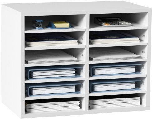 Vevor Filing Tray White 20.4x12x16.1cm