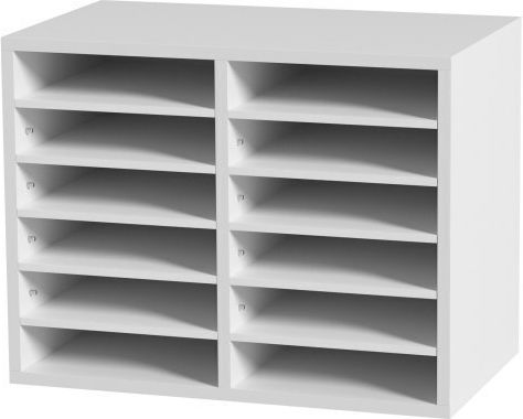 Vevor Filing Tray White 20.4x12x16.1cm