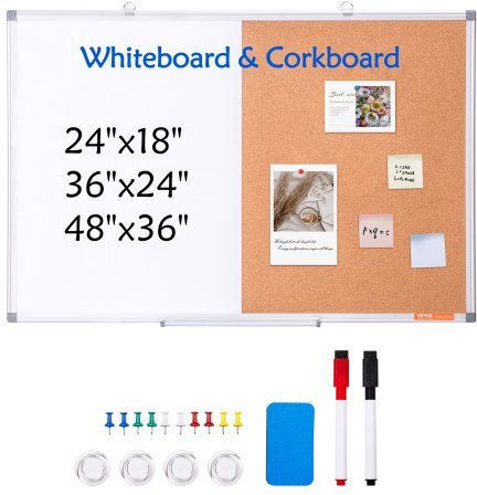 Vevor Cork Notice Board 91.44x60.96cm