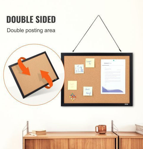 Vevor Cork Notice Board 24x18cm