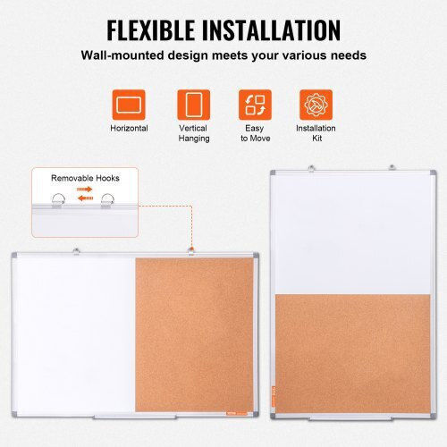 Vevor Cork Notice Board 91.44x60.96cm