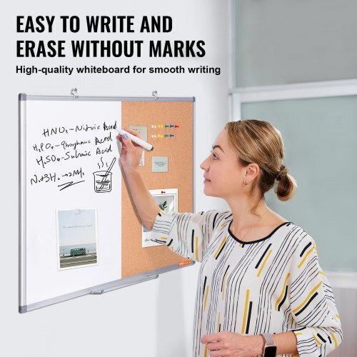 Vevor Cork Notice Board 91.44x60.96cm