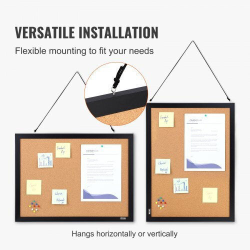 Vevor Cork Notice Board 24x18cm