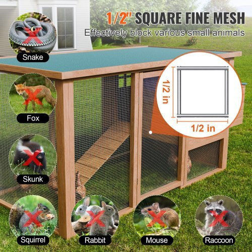 Vevor Galvanized Chicken Wire 1.2x30.48m