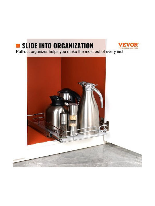 Vevor Inox Küchenregal 27,94x53,34cm Silber
