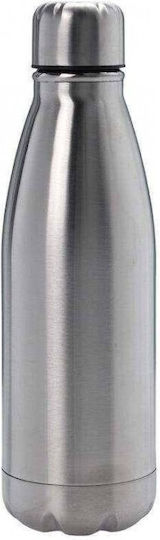 Click Μπουκάλι Θερμός Ανοξείδωτο 500ml Ασημί
