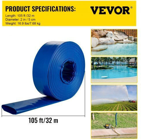 Vevor Irrigation Hose Ø51mm 32.004m YCFCXRGJ2X100NWQEV0