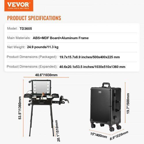 Vevor Cosmetic Case