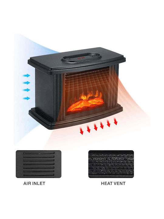 Semineu Electric De Podea 800W 22x16cm