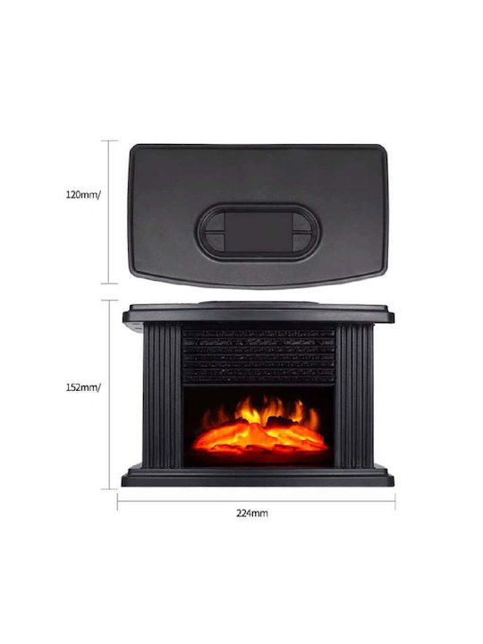 Semineu Electric De Podea 800W 22x16cm