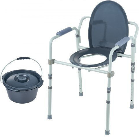 Vevor Καρέκλα Τουαλέτας με Πλάτη 5800ml WLLGSGMTZQSZUX19CV0