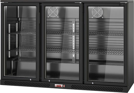 Lappas Ψυγείο Back Bar Μπύρας 330lt με Τρεις Πόρτες Υ83.5xΠ133.5xΒ50.5cm
